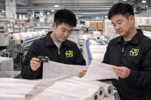 baking paper manufacturer factory quality control inspection Shandong China