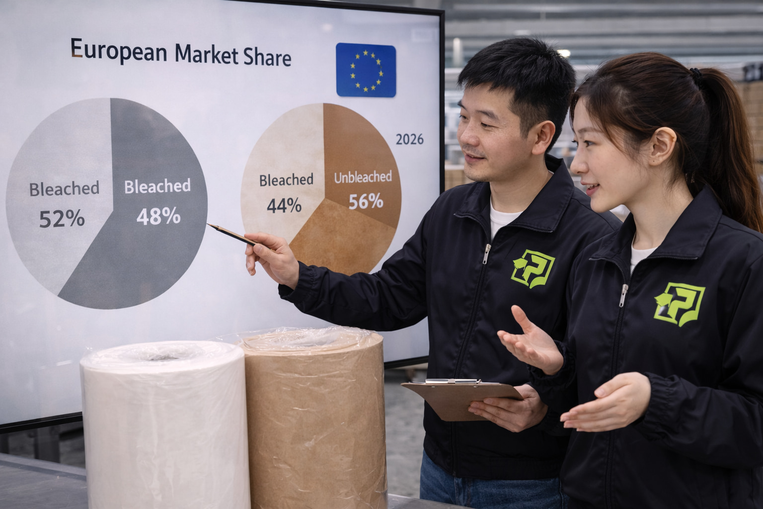 baking paper supplier European market share bleached unbleached 2026 data chart