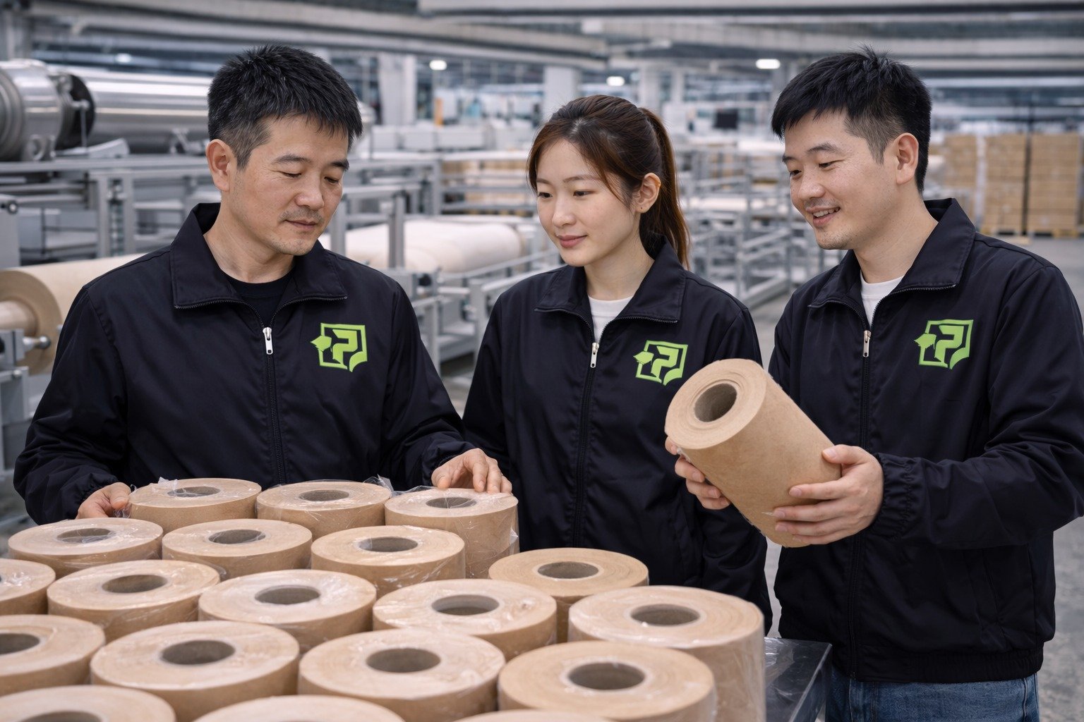 baking paper supplier Runjia unbleached parchment paper rolls factory Shandong China