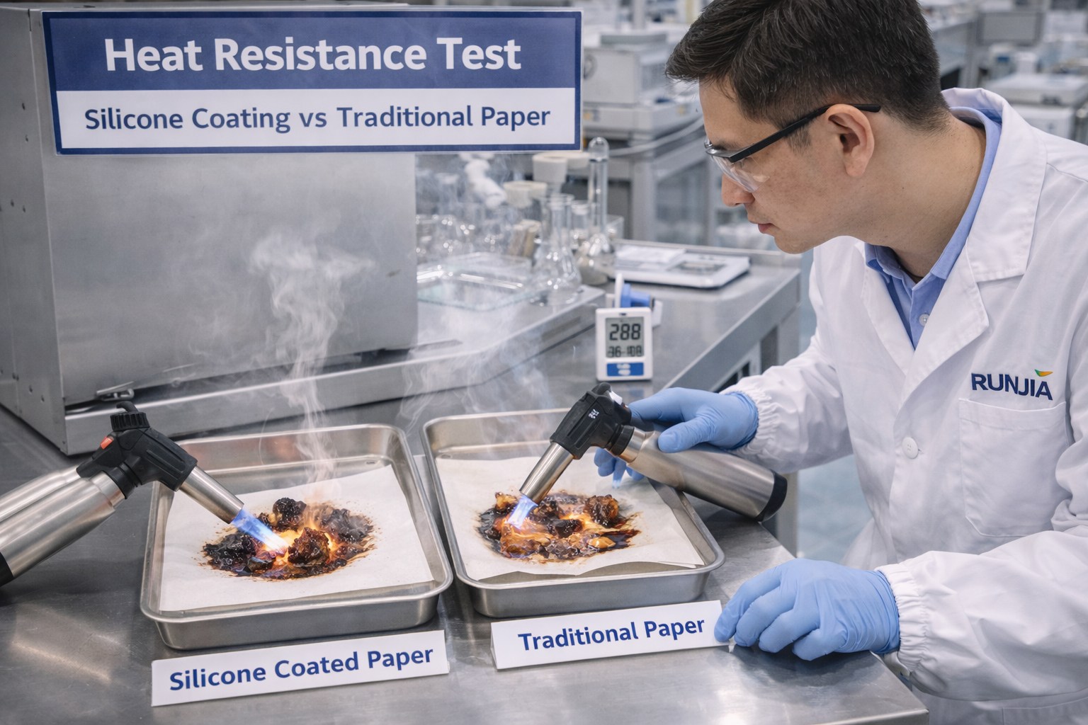 silicone coated BBQ paper vs traditional greaseproof PFAS comparison