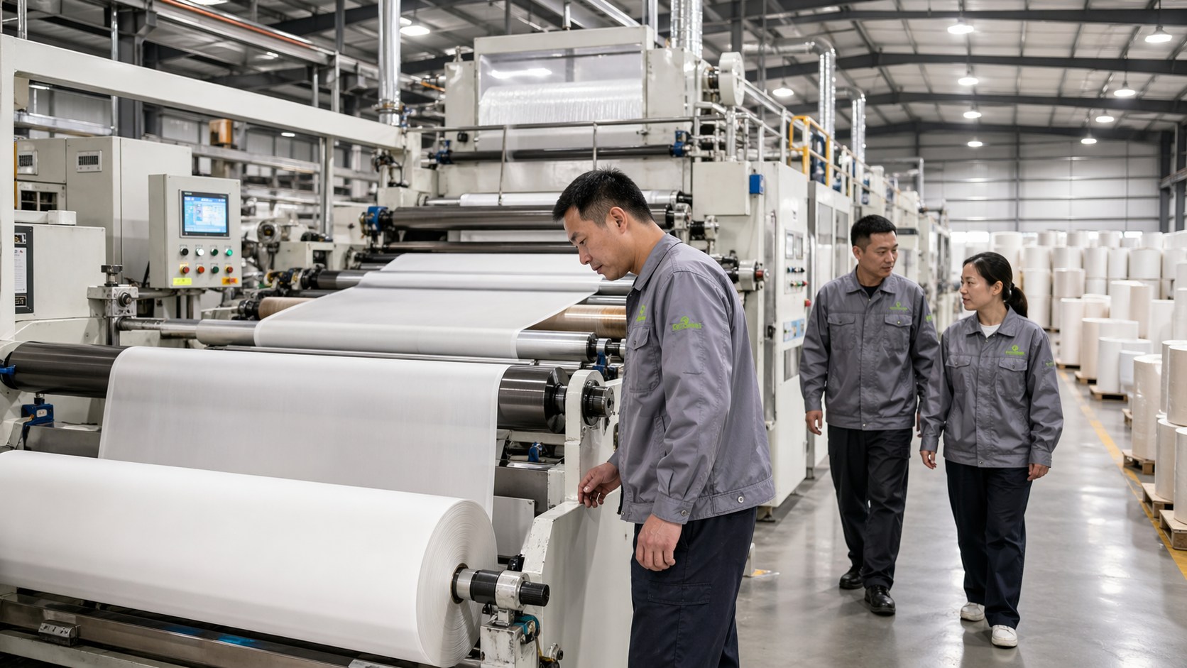 reliable parchment paper supplier factory production floor Runjia New Material Shandong China