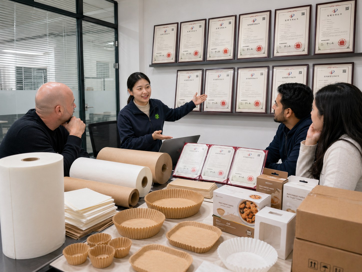 Parchment paper factory machines and production line