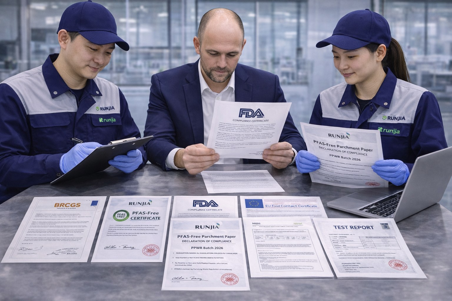 pfas-free parchment paper supplier verification checklist 7 documents eu importer audit 2026