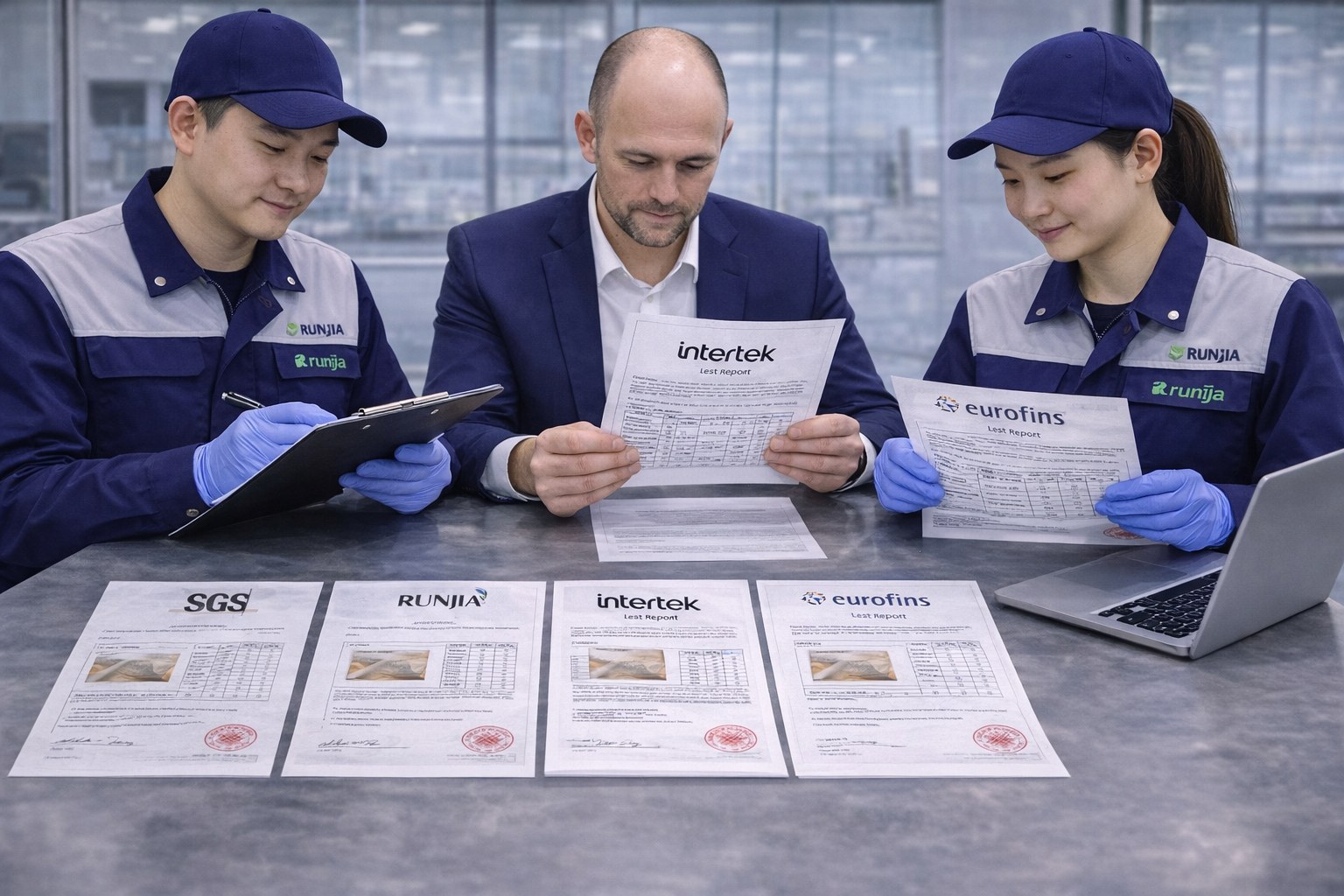 pfas-free parchment paper supplier verification sgs intertek eurofins lab report 2026