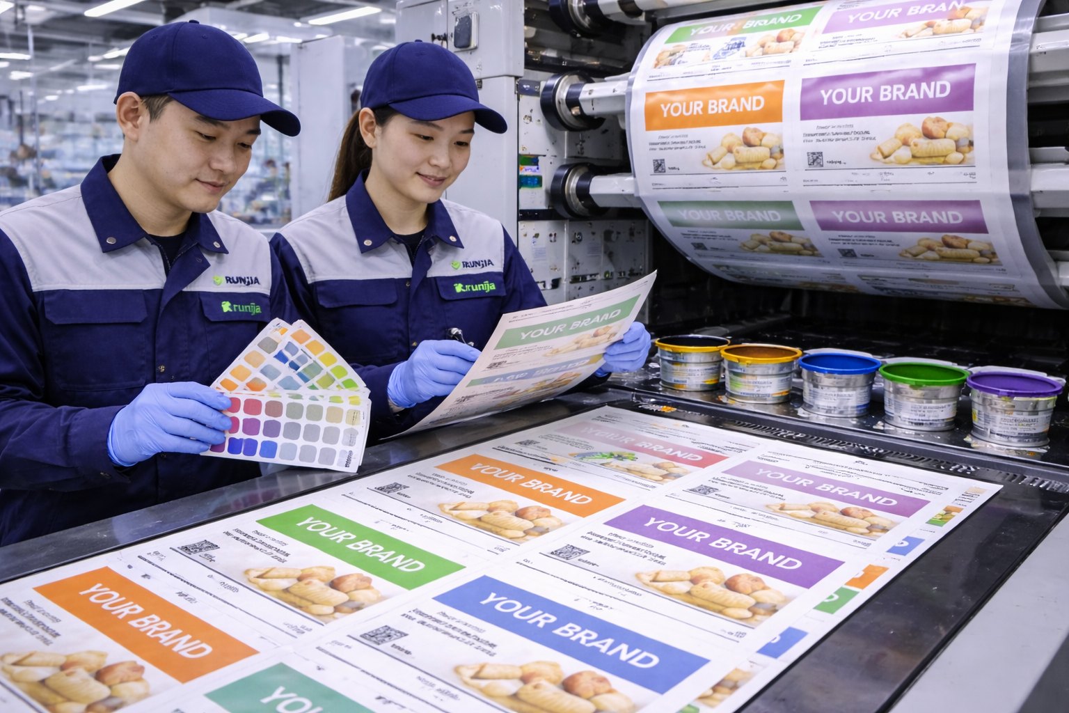 private label baking paper oem artwork specs flexo print line retail pack eu us 2026