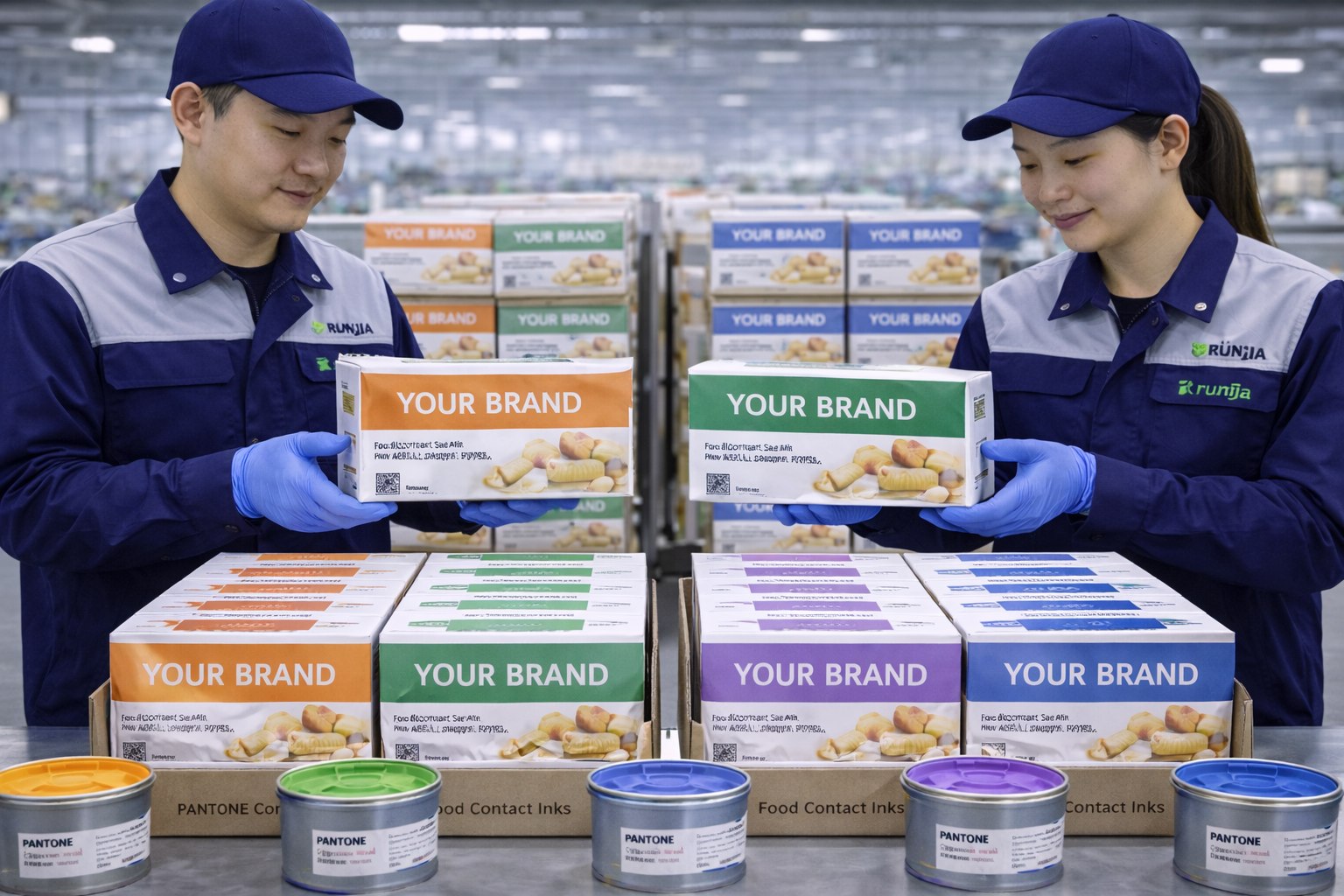 private label baking paper oem retail pack pantone food contact ink compliance 2026