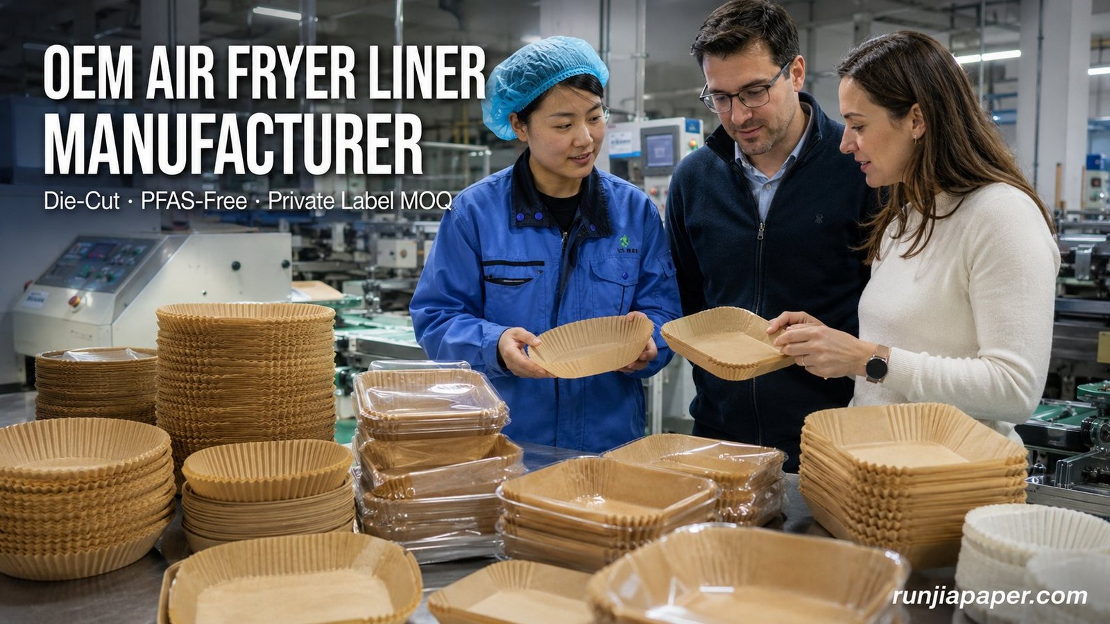 OEM air fryer liner manufacturer at Runjia factory