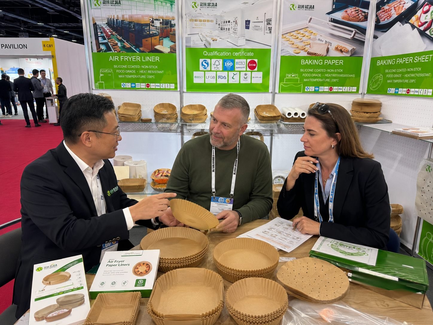 Air fryer liner manufacturer first-article approval at PLMA 2026 Booth 8.B72
