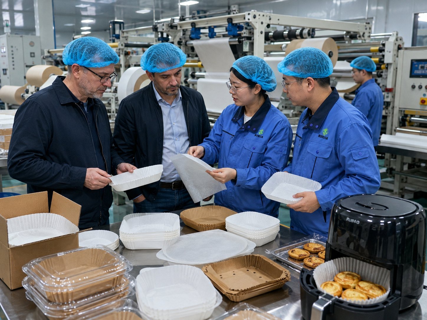 Air fryer paper liner manufacturer silicone coating FTIR PDMS peaks 1015 1080 cm-1 QC test 2026