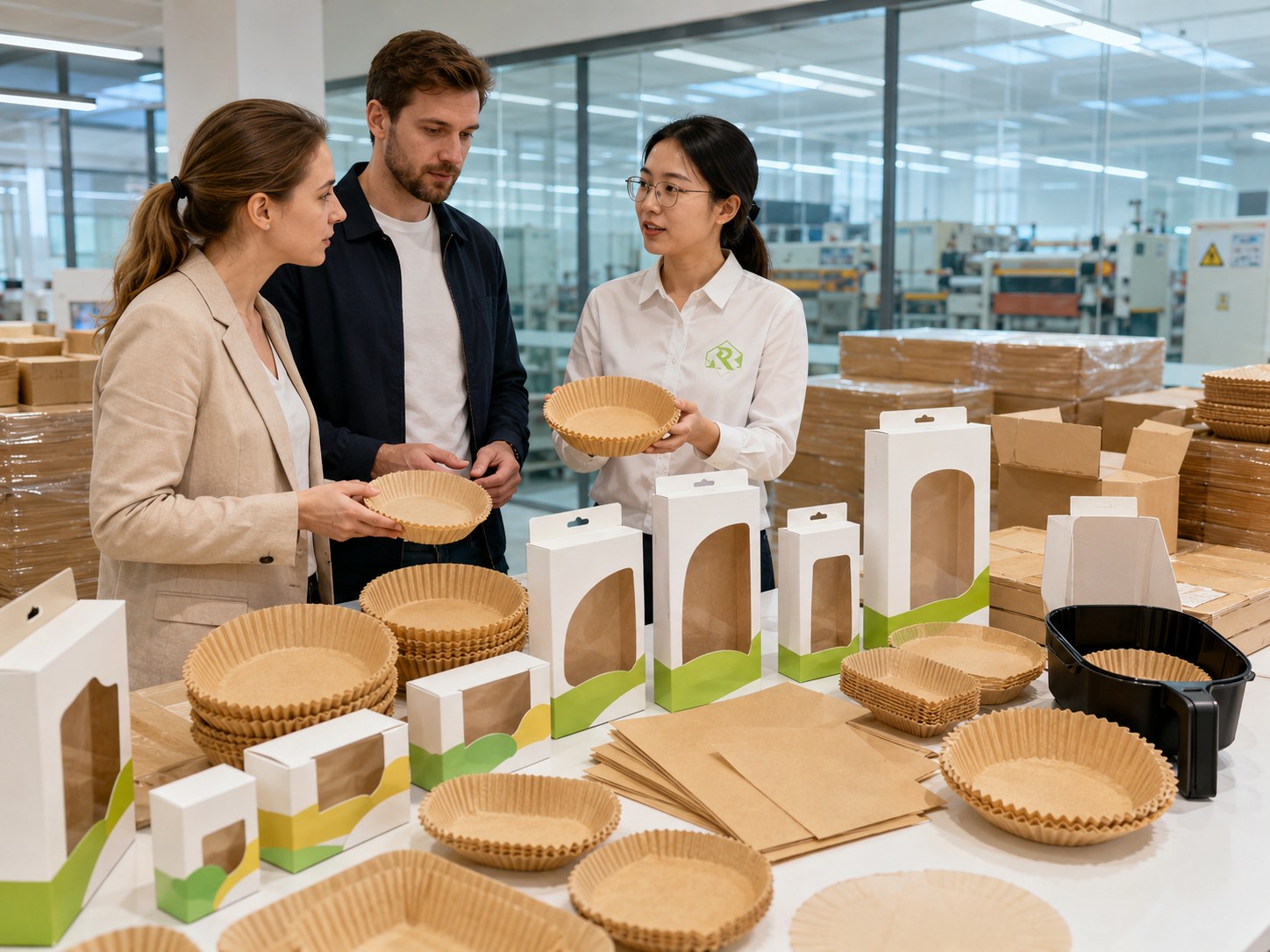 Air Fryer Paper Manufacturer OEM and private label packaging support
