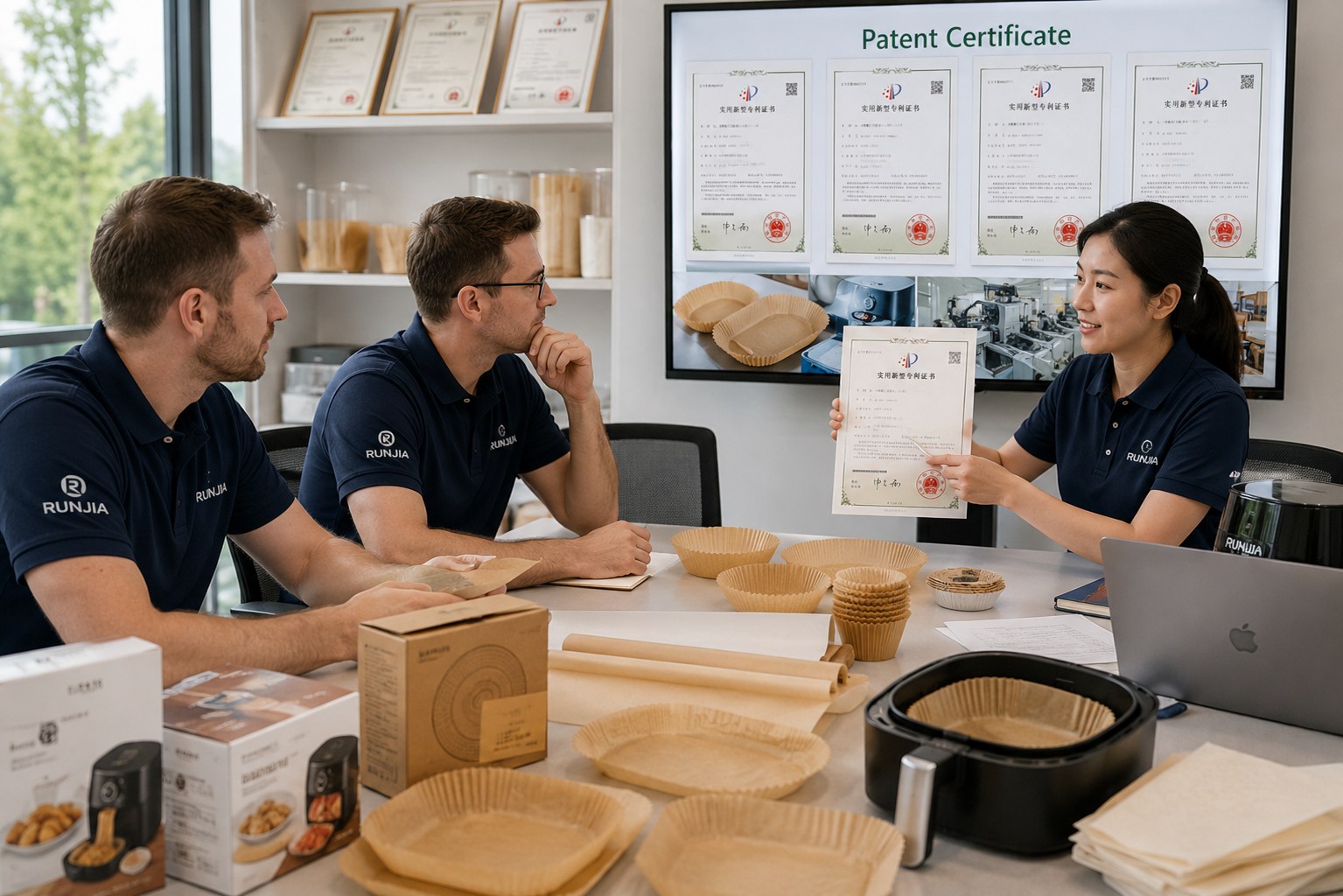 Air Fryer Paper Manufacturer quality control inspection and product checking