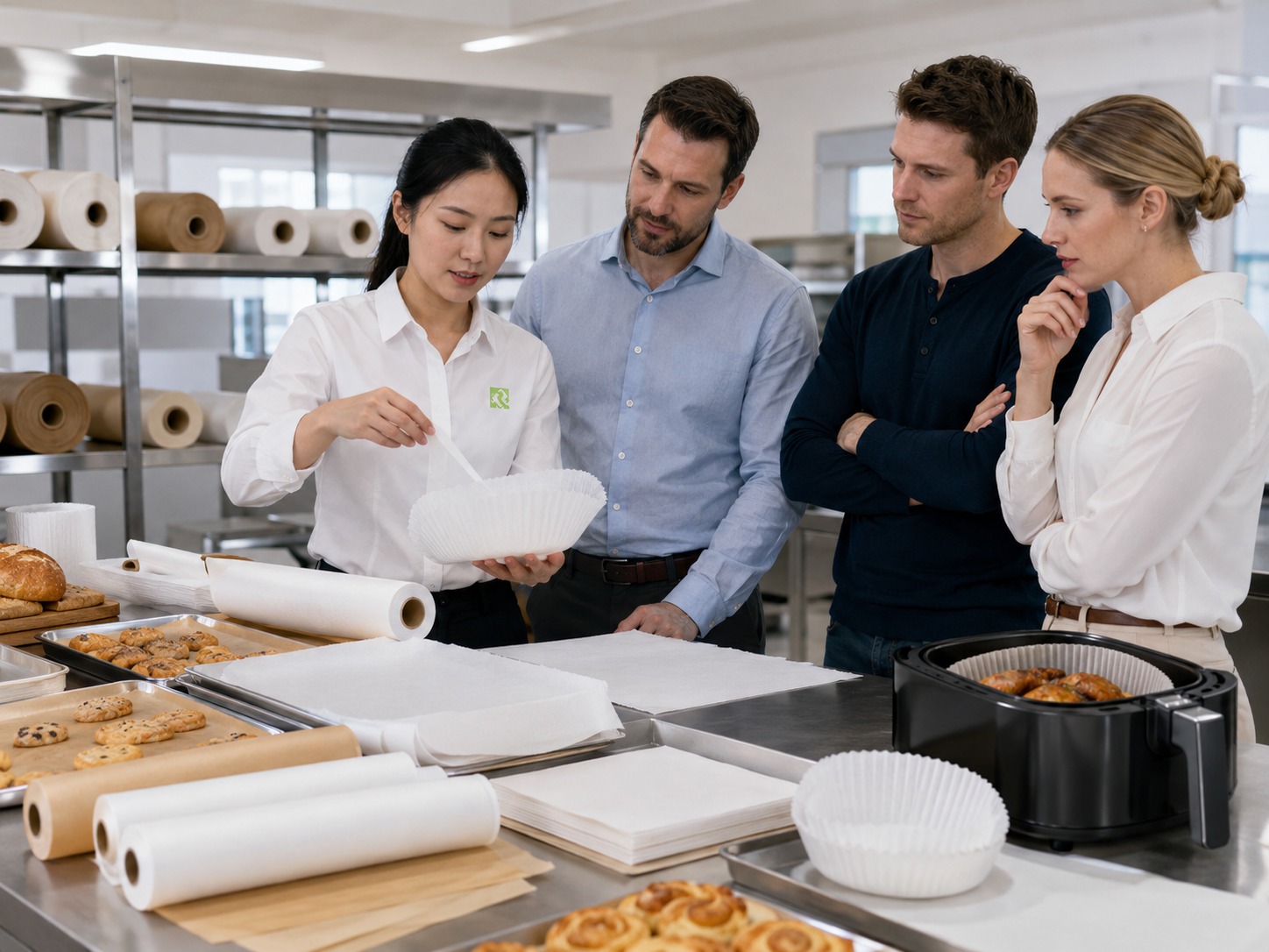 Baking paper manufacturer applications for baking cooking and food production