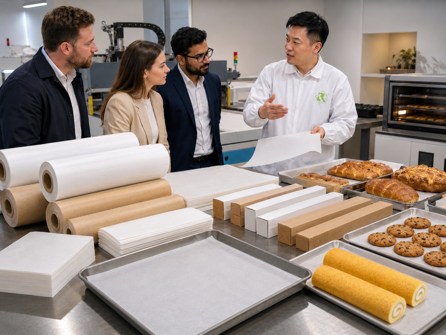 Baking paper manufacturer solving non stick and food safety problems for bulk buyers