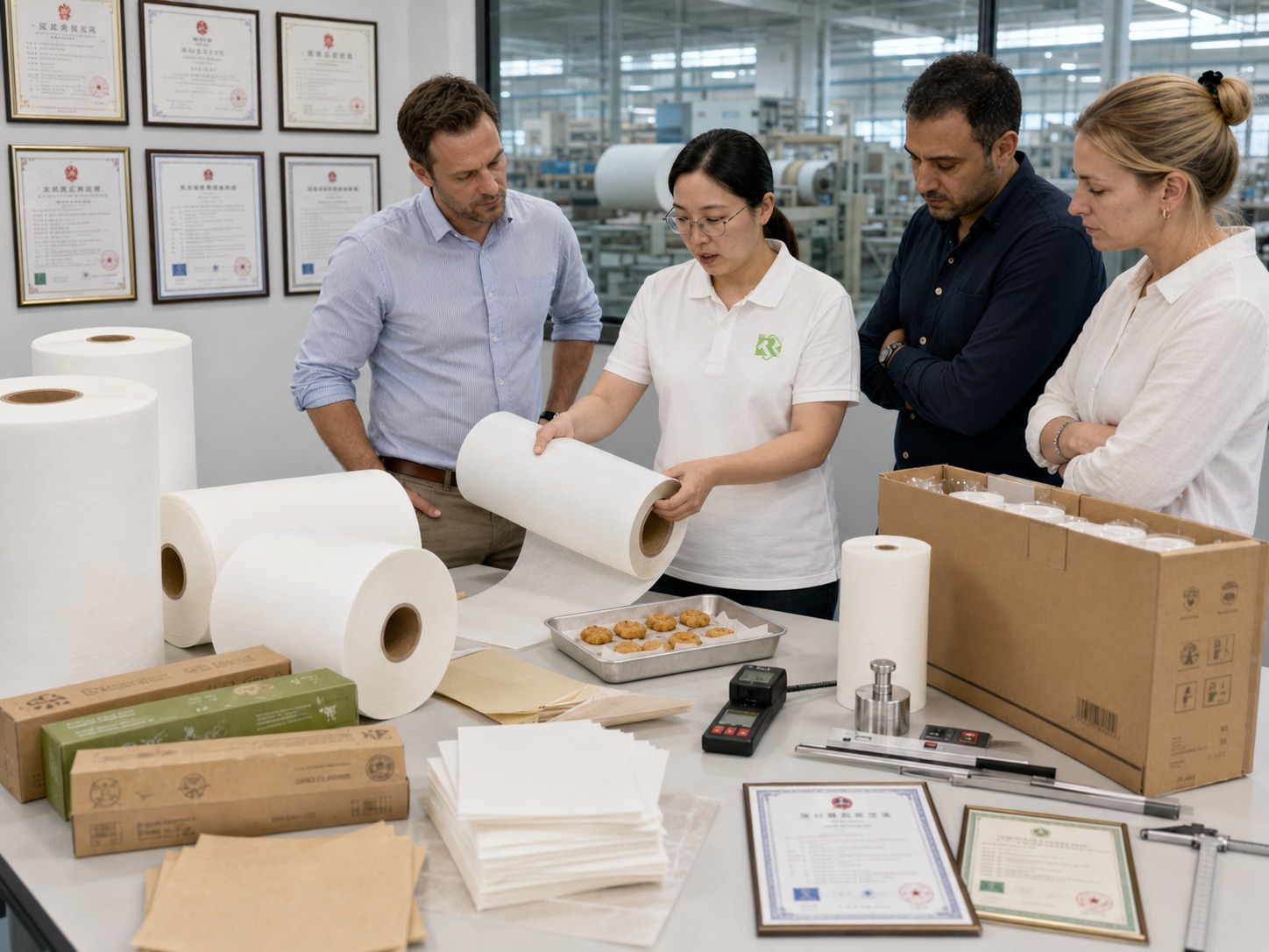 Baking Paper Manufacturer quality control and inspection process