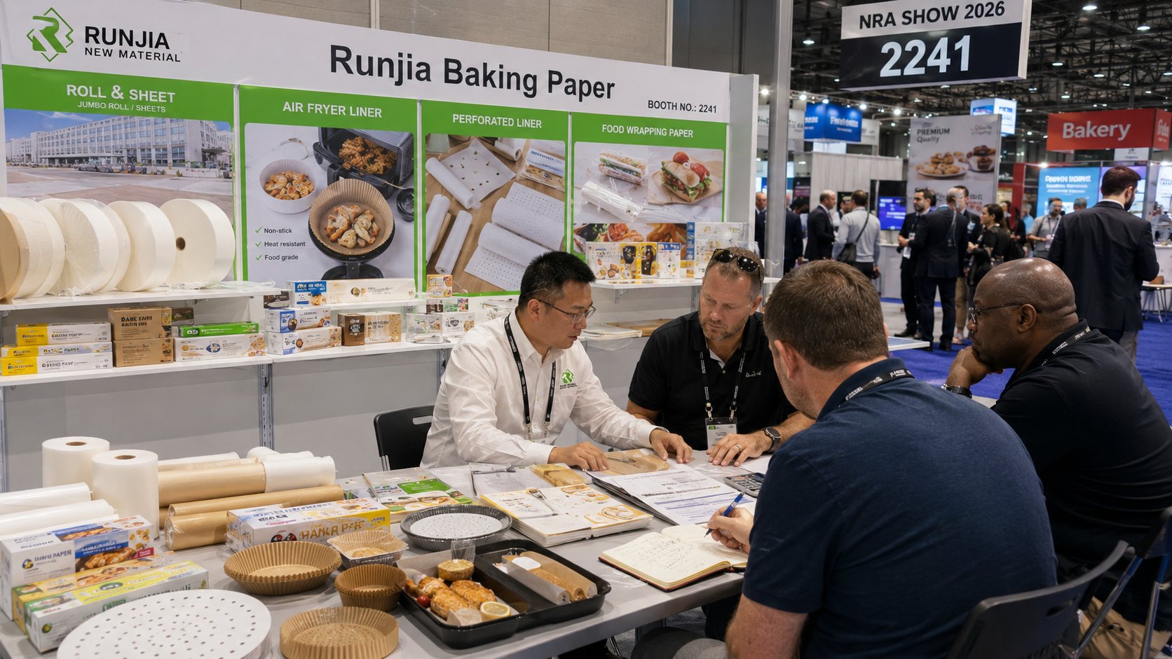 Questions ask baking paper supplier NRA Show 2026 recap US foodservice buyers checklist booth 2241