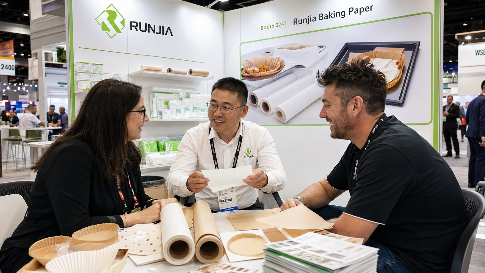 Foodservice paper trends 2026 factory-direct baking paper rolls on the show floor
