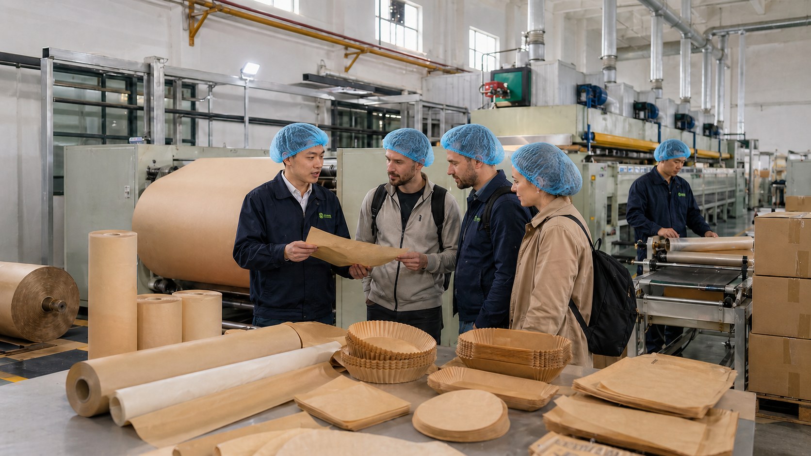 Parchment paper factory production video cover