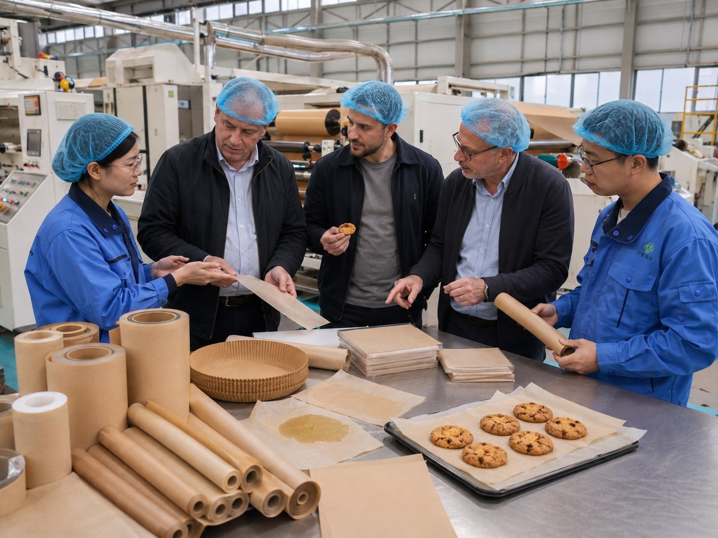 Parchment paper supplier PFAS-free production line at Runjia factory