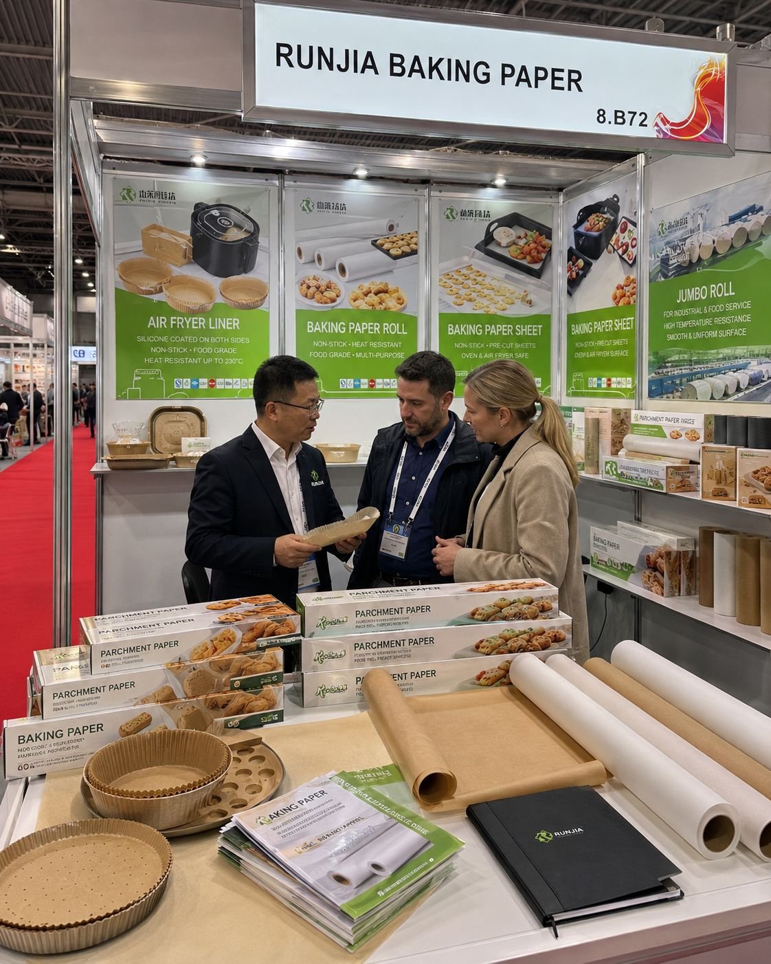 Private label baking paper supplier retail samples at PLMA 2026 Booth 8.B72