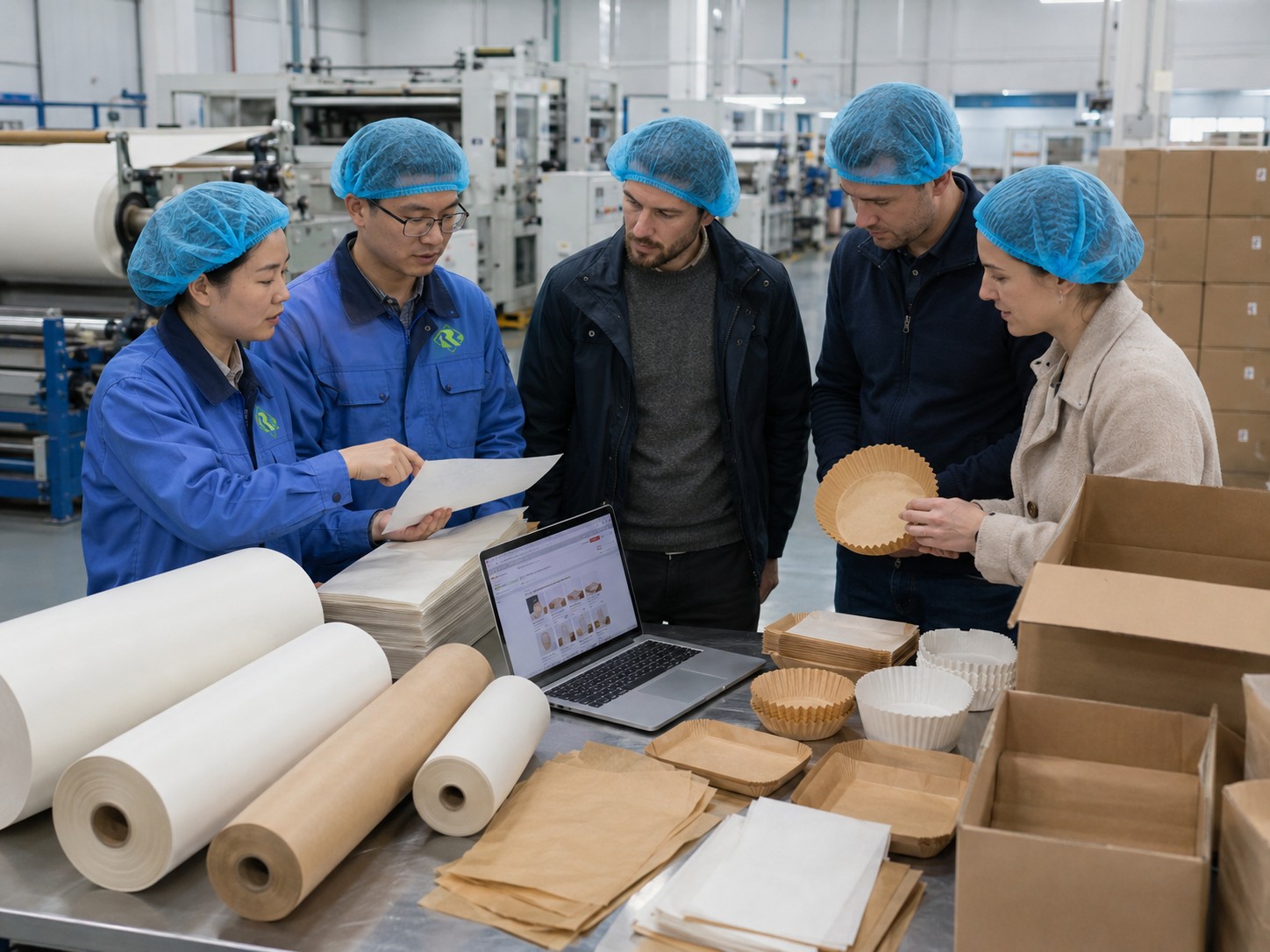 Runjia baking paper supplier buyer concerns before inquiry and Alibaba verification