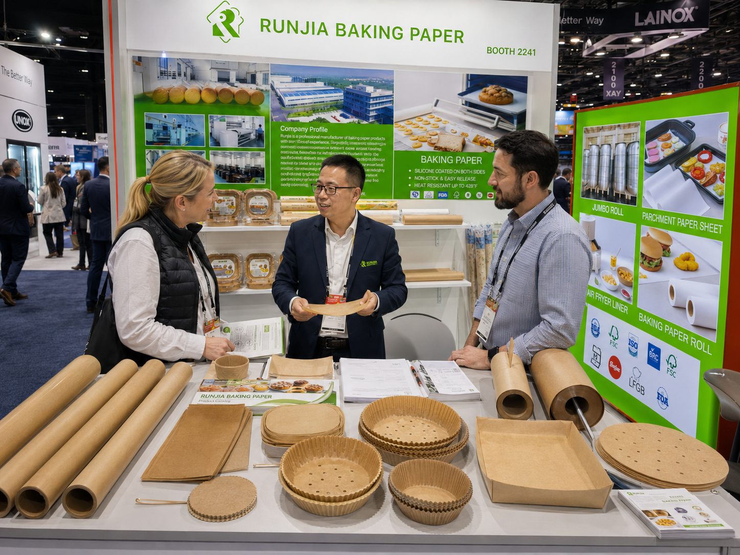NRA Show 2026 McCormick Place baking paper sourcing trends Runjia booth 2241 closing day