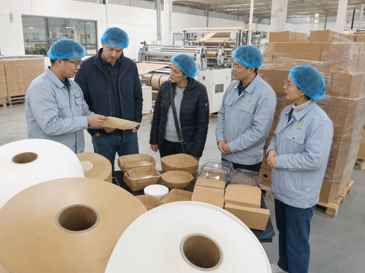 Runjia manufacturer strength baking paper production export and OEM support