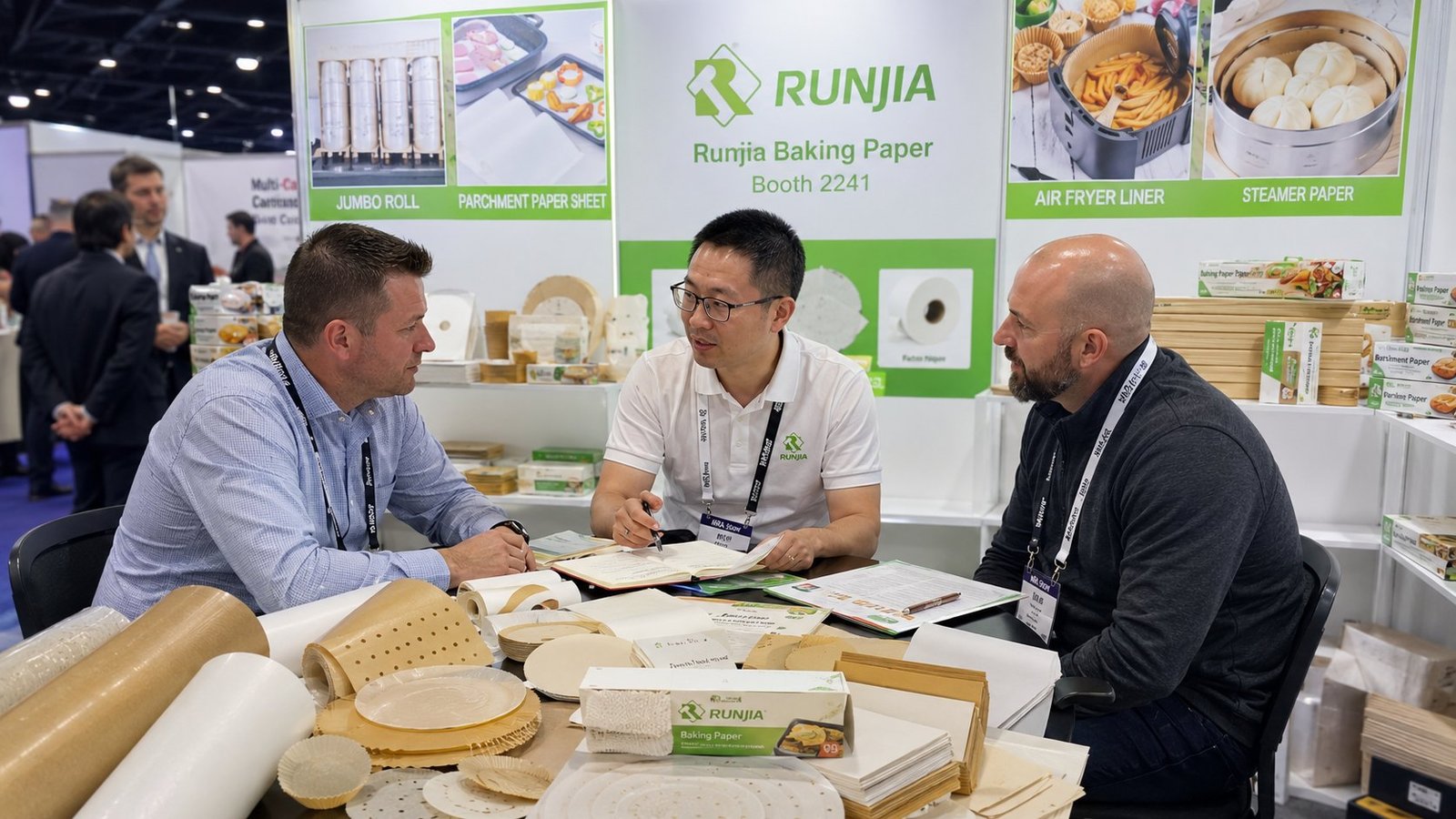 Chinese OEM baking paper supplier USA NRA Show 2026 lessons Runjia booth McCormick Place