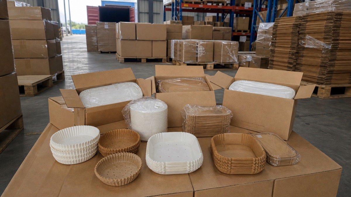 air fryer paper liners bulk export warehouse bulk order and carton loading context