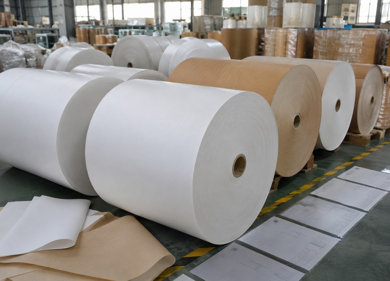 Jumbo roll width and roll structure context for converter specification checks.