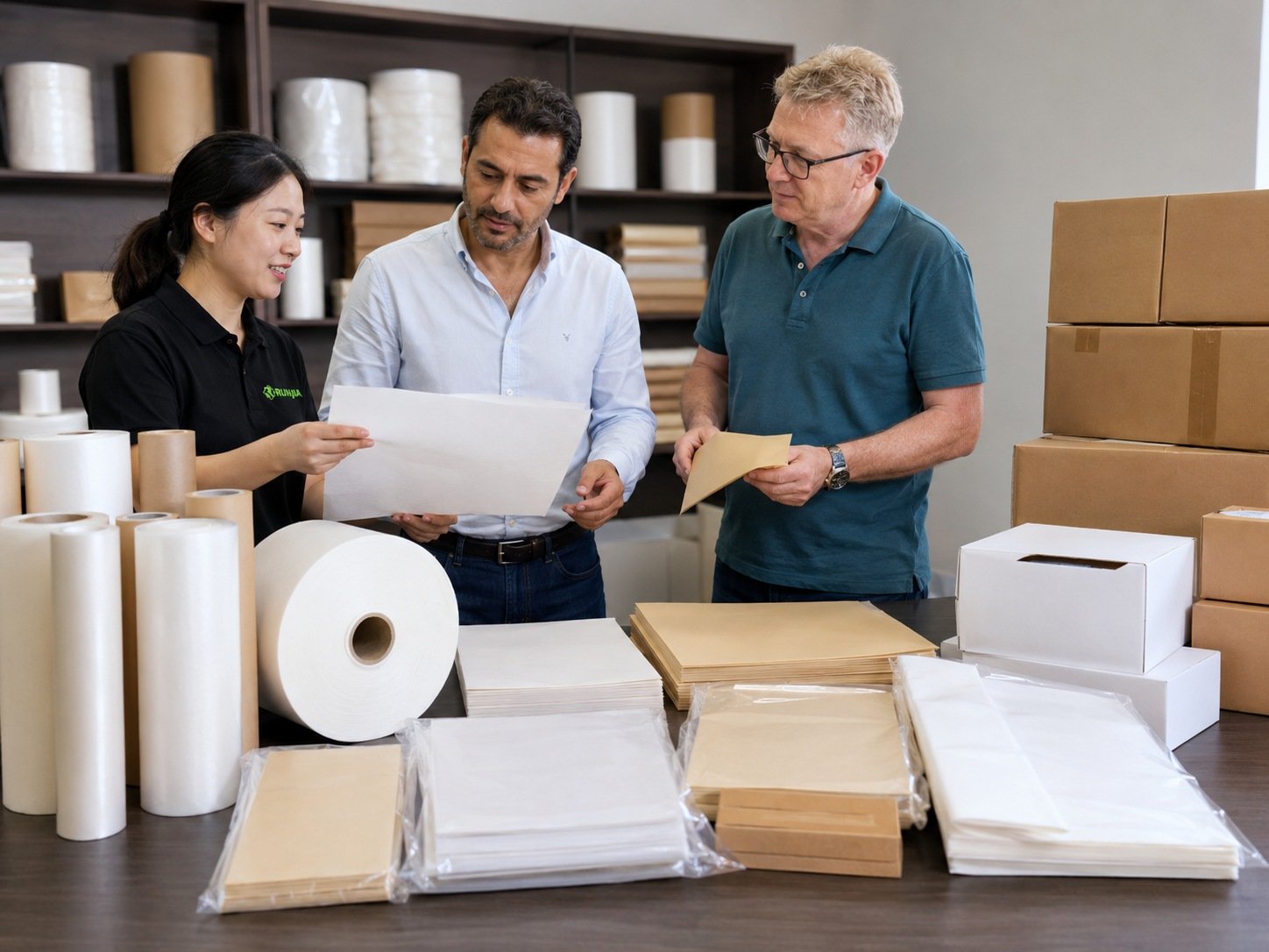 parchment paper supplier private label samples white natural color sheets rolls and bulk cartons