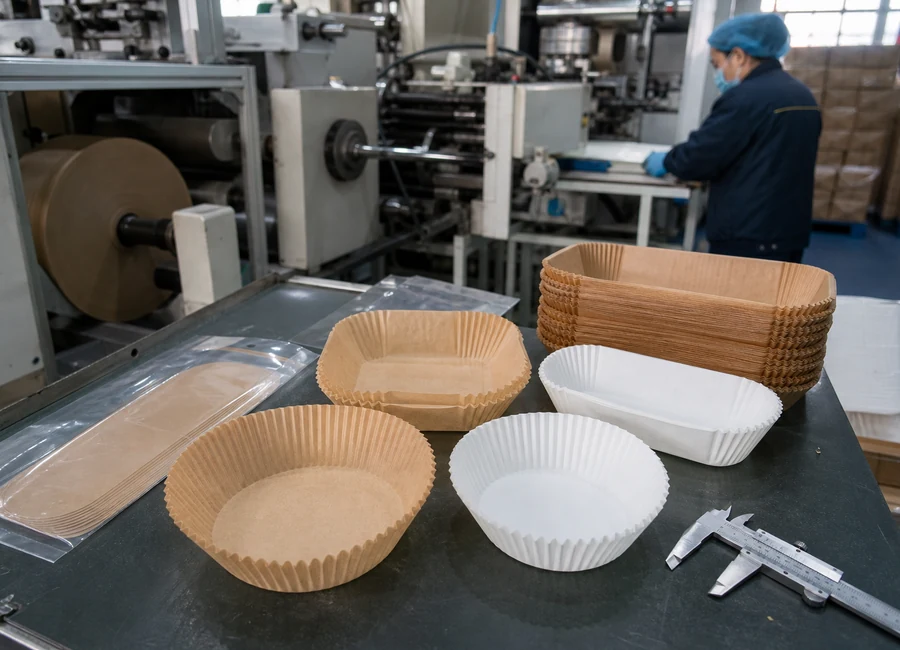 Air fryer liner packing and application context