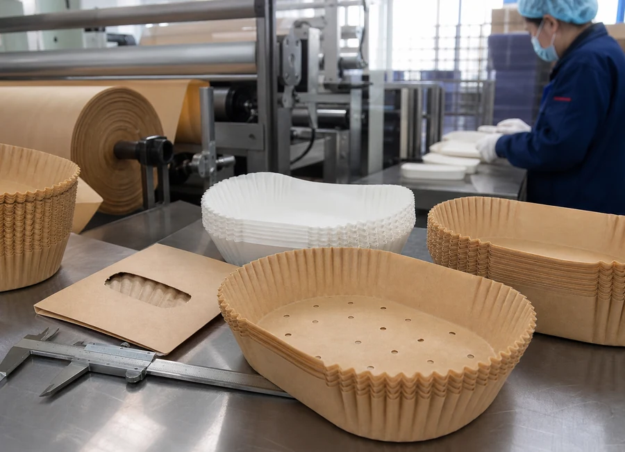 air fryer paper manufacturer in China product surface detail