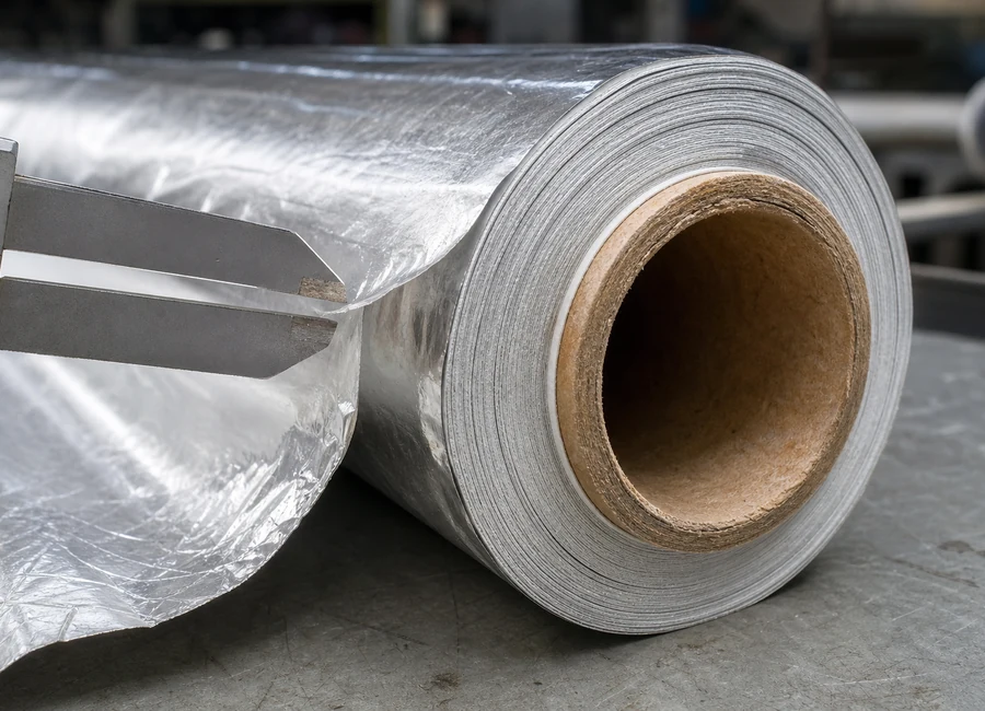 China aluminum foil roll manufacturer surface and roll detail