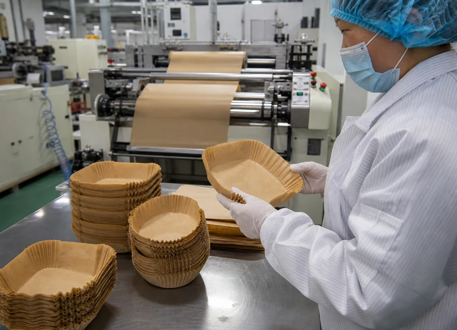 Air fryer liner packing and application context
