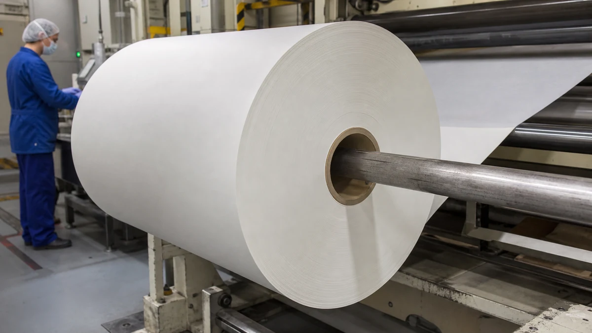 silicone coating on jumbo rolls