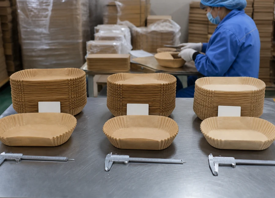 Air fryer liner packing and application context