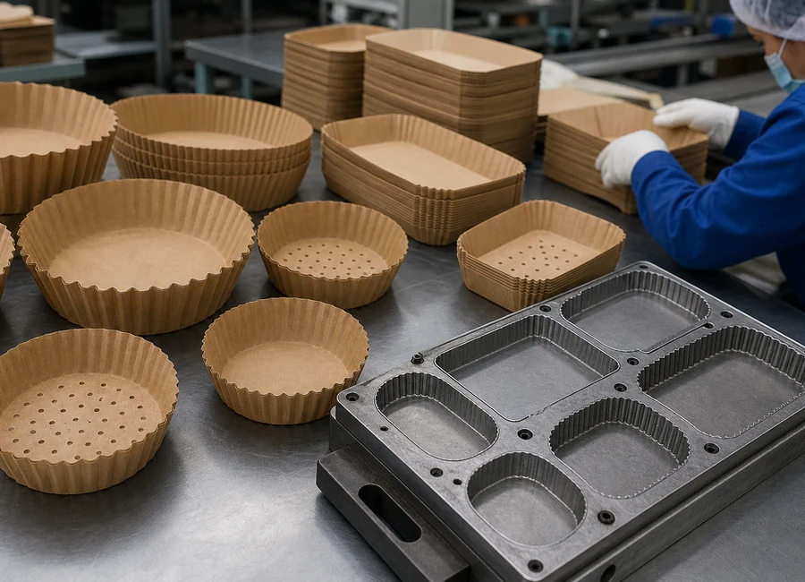 custom air fryer paper liners from China product surface detail