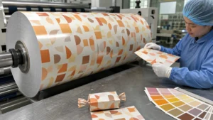 custom candy wrapping paper from China