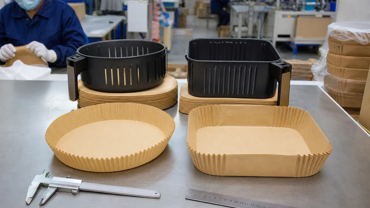 round vs square air fryer liners