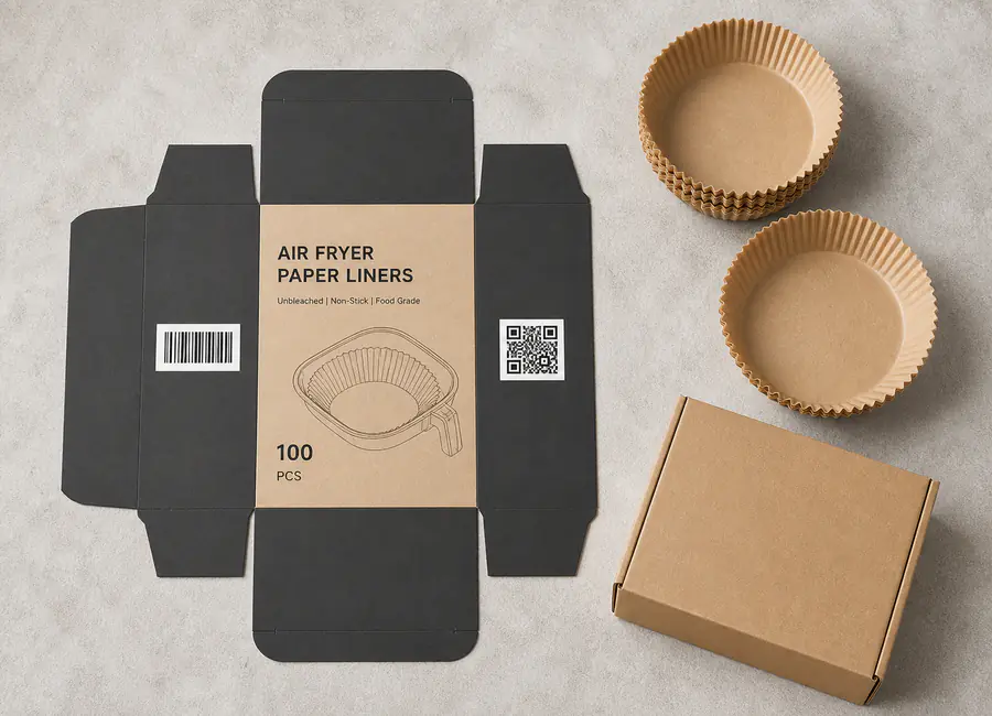 air fryer paper liners product and specification detail