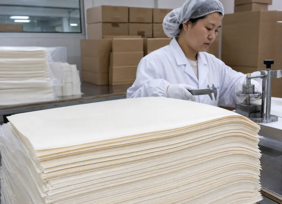baking paper manufacturer quality inspection and packing control