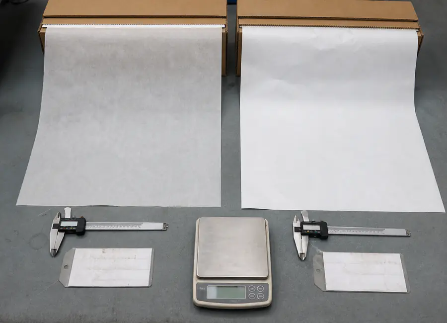 Same-spec parchment paper supplier comparison