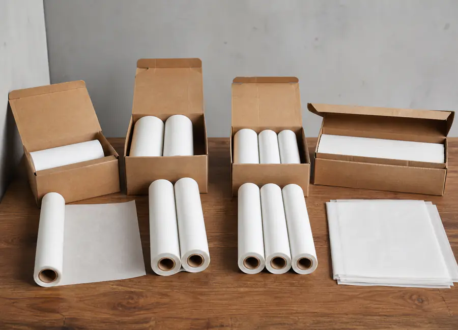 Same-spec private label parchment paper comparison