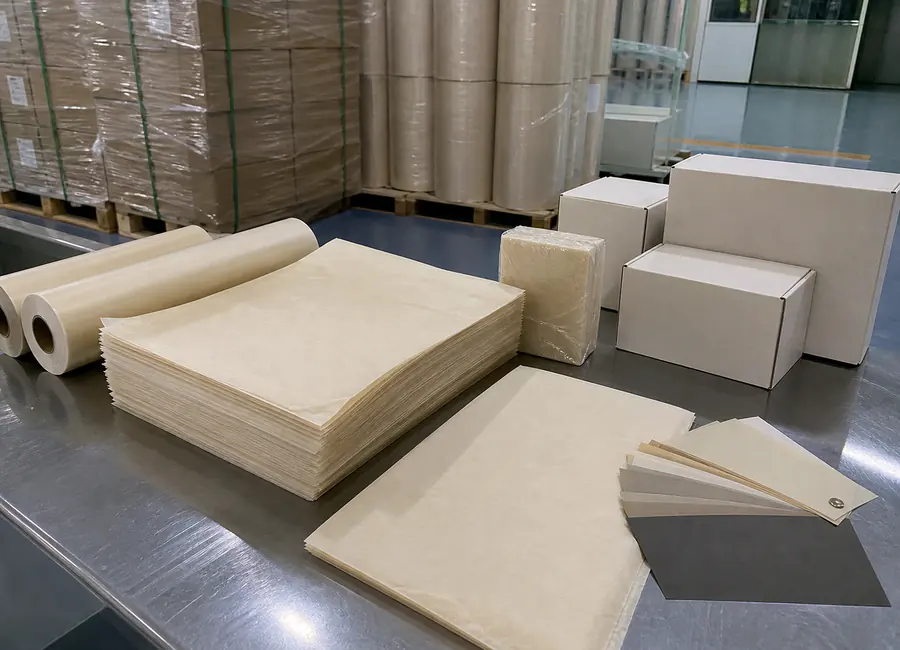 OEM parchment paper production or commercial application context