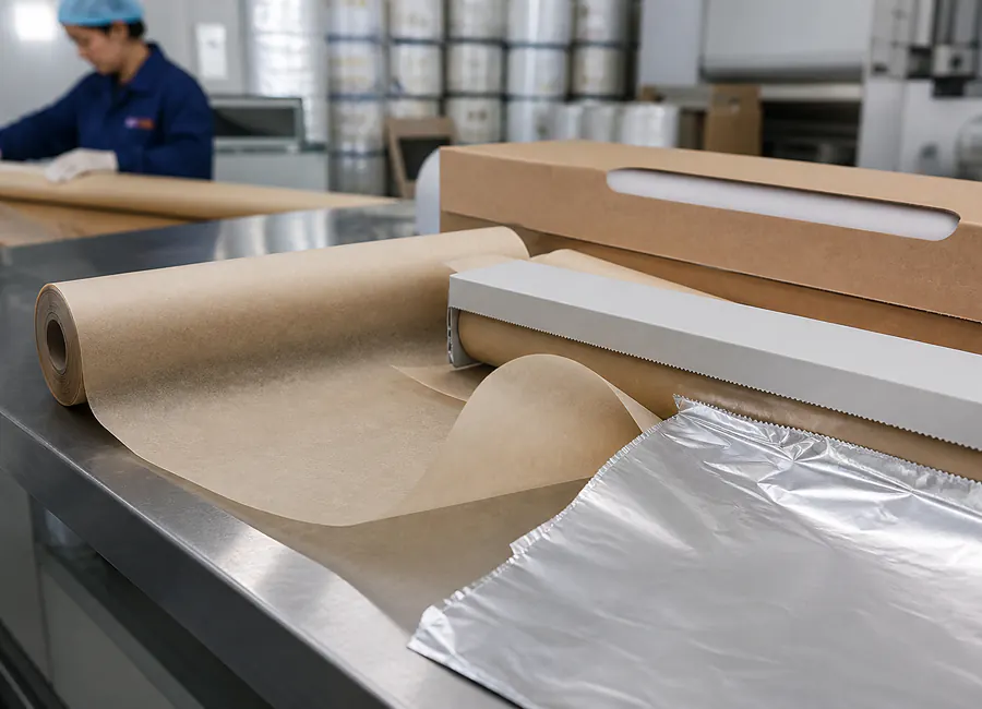 baking paper rolls, sheets and retail packs intended for EU food use procurement overview