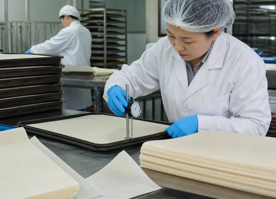 cooking sheet manufacturer quality inspection and packing control