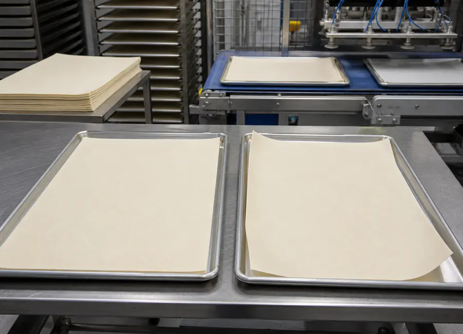 commercial cooking sheet supplier controlled sample comparison