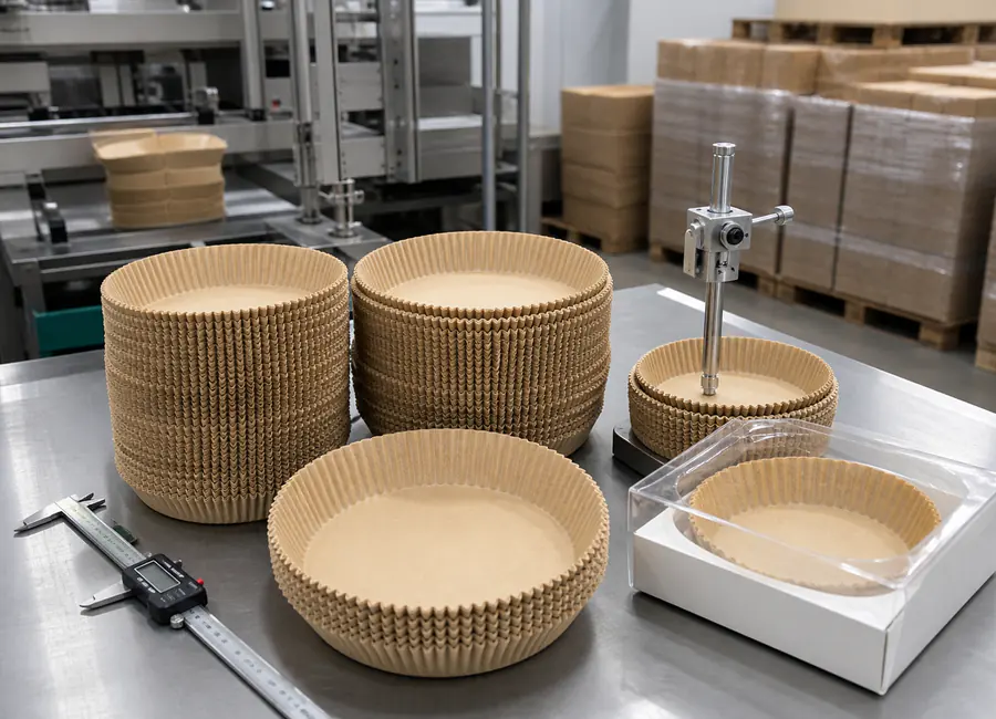 air fryer paper liner manufacturer production or commercial application context