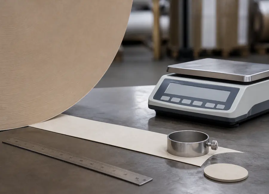 meters in one tonne of baking paper paper surface and reel detail