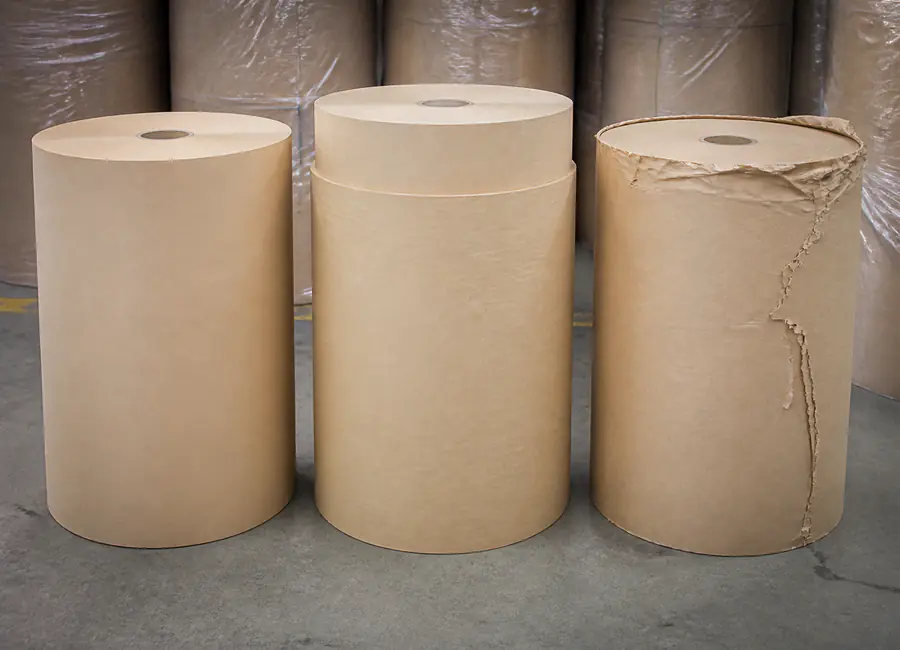 Same-spec parchment jumbo rolls comparison